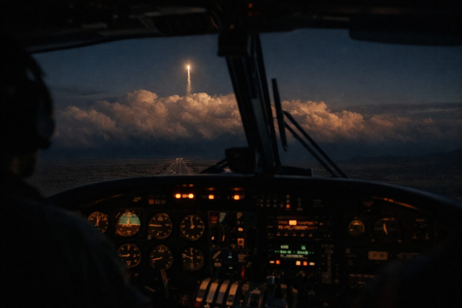 The Pilot Saw Something Climb Straight Into the Clouds