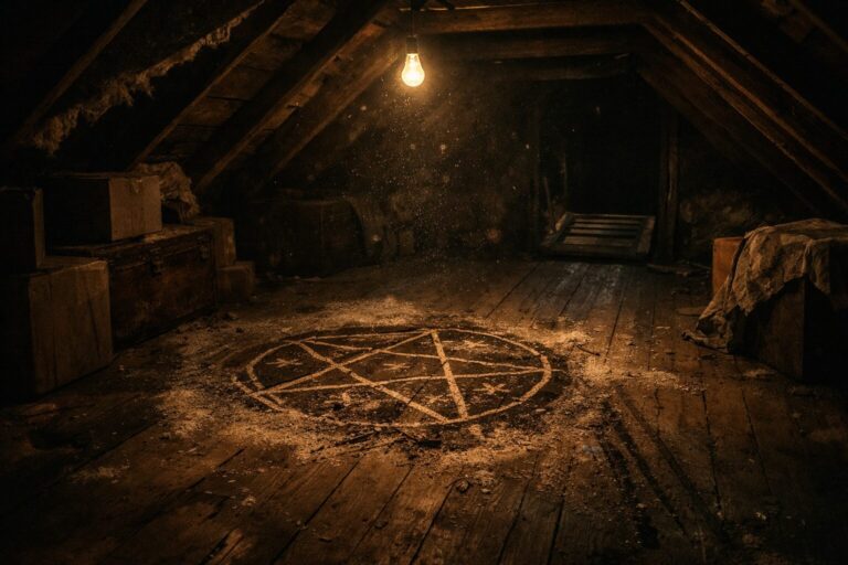 The Symbol Scratched Into the Attic Floor