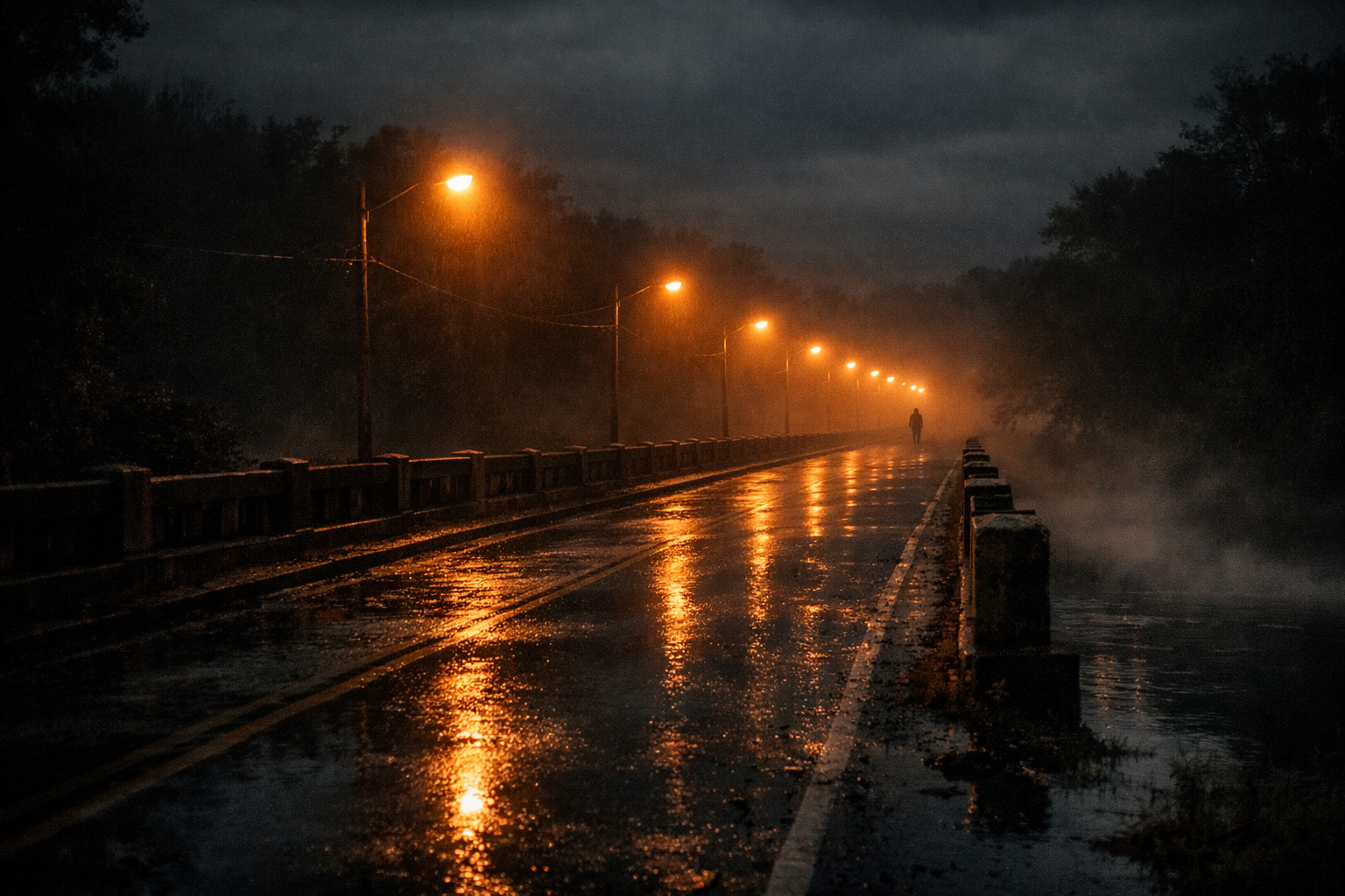 The Bridge Lights Came On for Someone Who Never Crossed