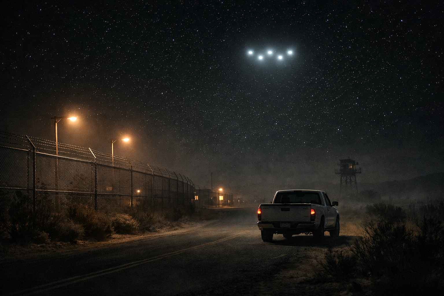 The Test Range Lights Followed Them Home