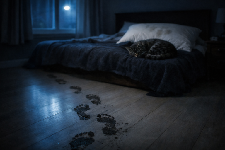 My Nightmare Left Mud on the Bedroom Floor