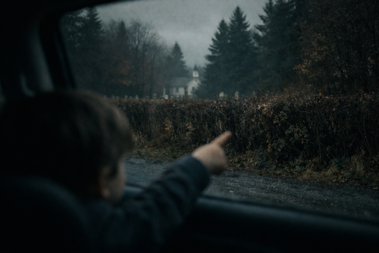 The Child Pointed to a Grave Before Seeing the Cemetery