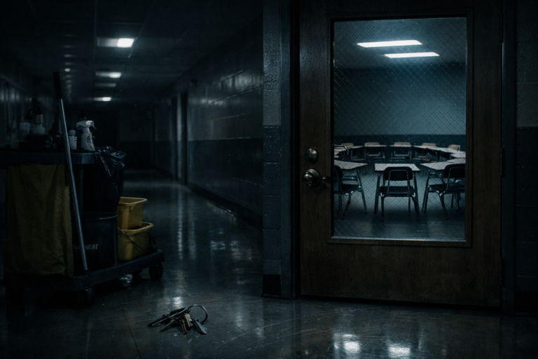 The Janitor Found Desks Arranged in a Circle