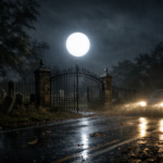 The White Orb Waited Above the Cemetery Gate